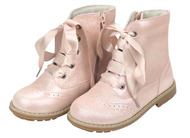 Im-Link - Stellina Lace Boot Pink Shimmer
